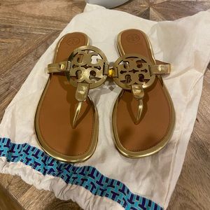 Gold Tory Burch miller shoes!
